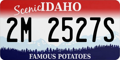 ID license plate 2M2527S