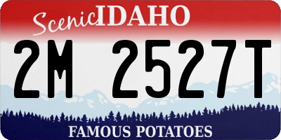 ID license plate 2M2527T