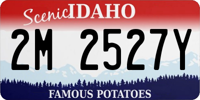 ID license plate 2M2527Y
