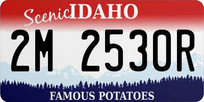 ID license plate 2M2530R