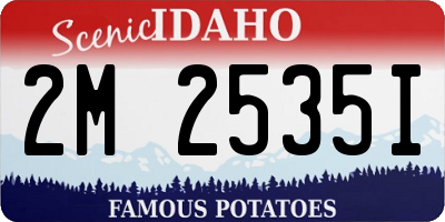 ID license plate 2M2535I