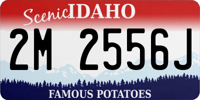 ID license plate 2M2556J