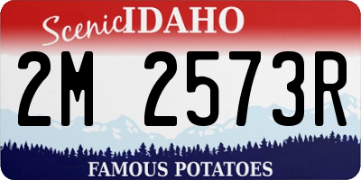 ID license plate 2M2573R