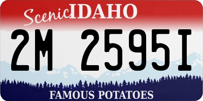 ID license plate 2M2595I