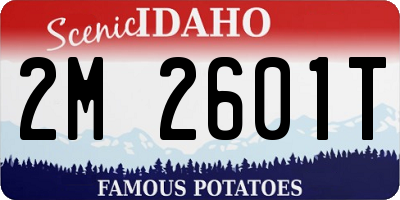 ID license plate 2M2601T