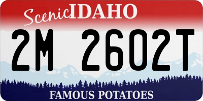 ID license plate 2M2602T
