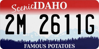 ID license plate 2M2611G