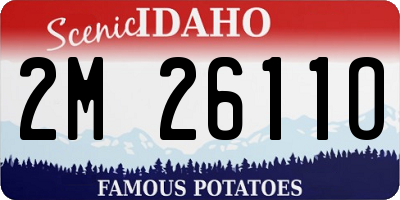 ID license plate 2M2611O