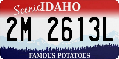 ID license plate 2M2613L