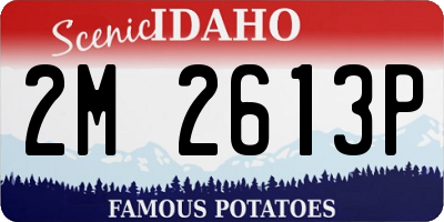 ID license plate 2M2613P