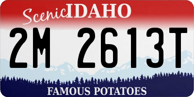 ID license plate 2M2613T