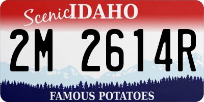 ID license plate 2M2614R