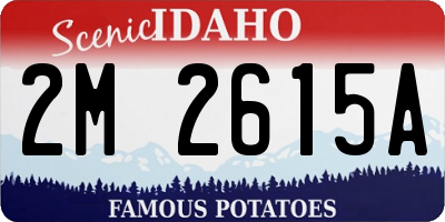 ID license plate 2M2615A