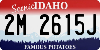 ID license plate 2M2615J