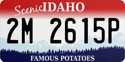 ID license plate 2M2615P