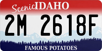 ID license plate 2M2618F