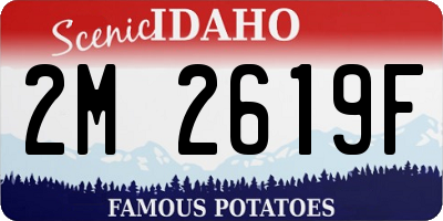 ID license plate 2M2619F