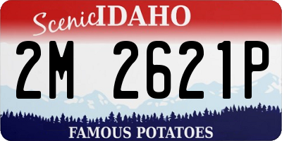 ID license plate 2M2621P