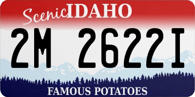 ID license plate 2M2622I