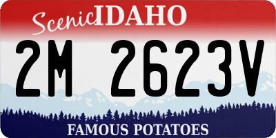 ID license plate 2M2623V