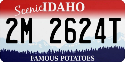 ID license plate 2M2624T