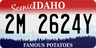 ID license plate 2M2624Y