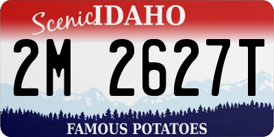 ID license plate 2M2627T