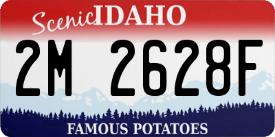 ID license plate 2M2628F