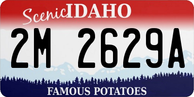 ID license plate 2M2629A