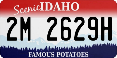 ID license plate 2M2629H