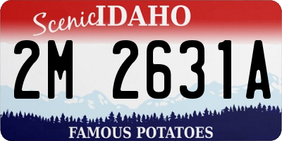 ID license plate 2M2631A