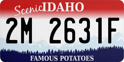 ID license plate 2M2631F