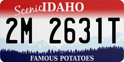 ID license plate 2M2631T