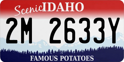 ID license plate 2M2633Y