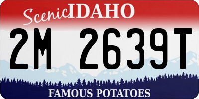 ID license plate 2M2639T