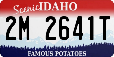 ID license plate 2M2641T