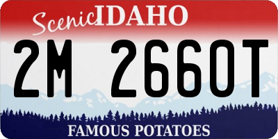 ID license plate 2M2660T