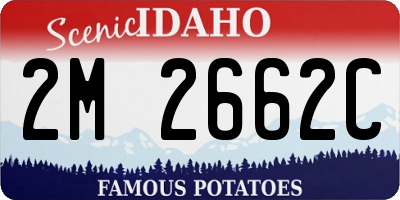 ID license plate 2M2662C