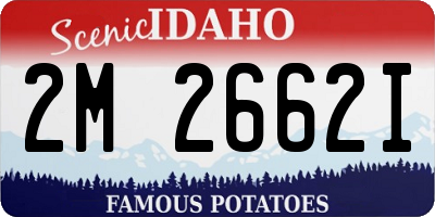ID license plate 2M2662I
