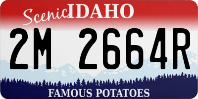 ID license plate 2M2664R