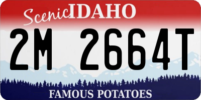 ID license plate 2M2664T