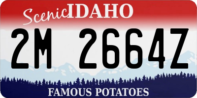 ID license plate 2M2664Z