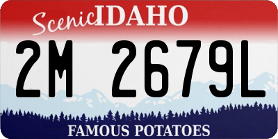 ID license plate 2M2679L