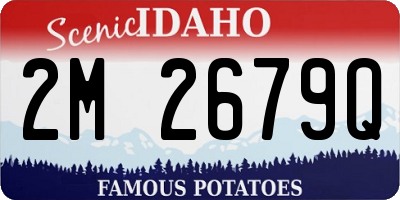 ID license plate 2M2679Q