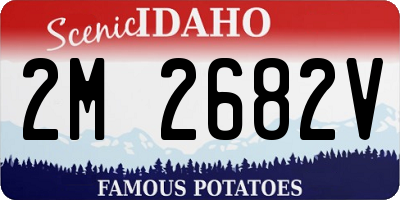 ID license plate 2M2682V
