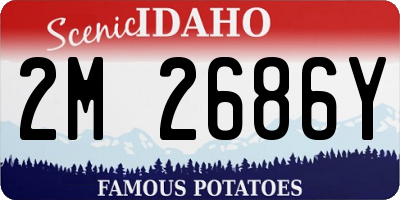 ID license plate 2M2686Y