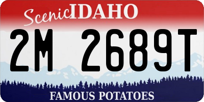 ID license plate 2M2689T