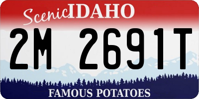 ID license plate 2M2691T