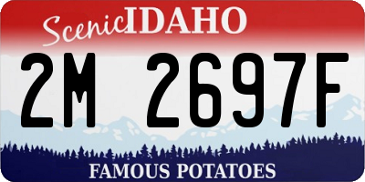 ID license plate 2M2697F