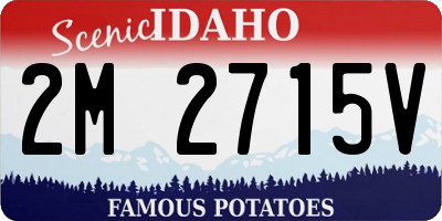 ID license plate 2M2715V